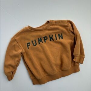 Little Co Pumpkin Kids Sweatshirt